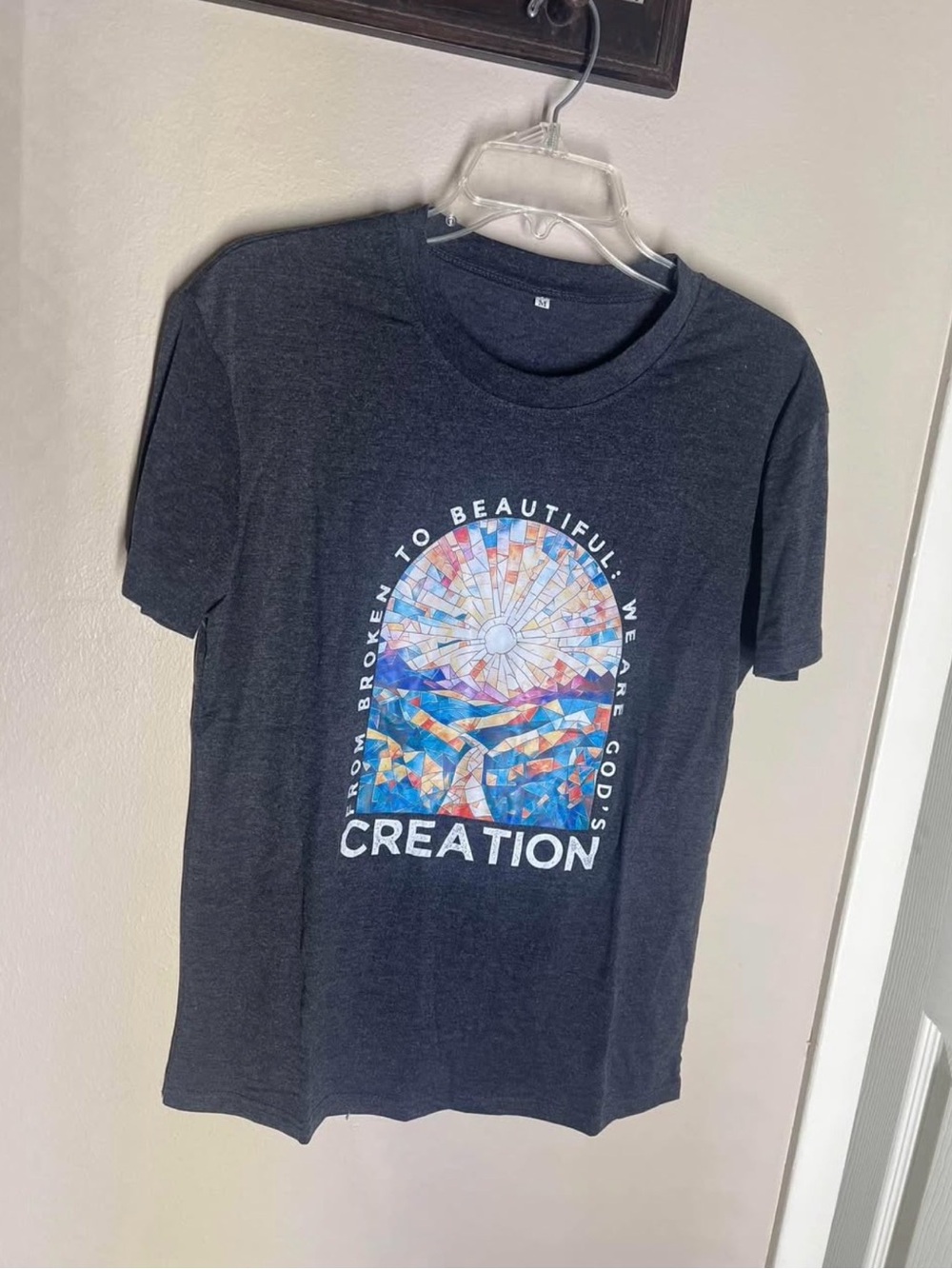 New Christian Creation Graphic CT-Shirt - super soft / dark gray